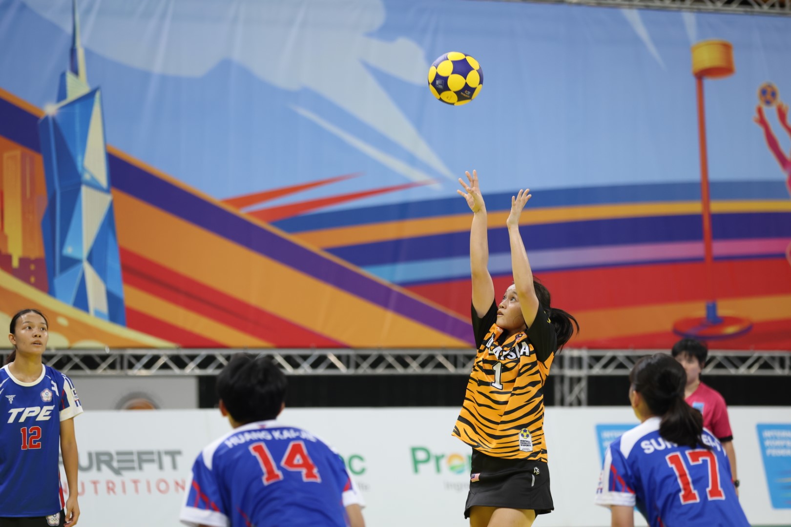 Malaysia - Chinese Taipei | IKF U21 World Korfball Championship 2026, photo by Marco Spelten
