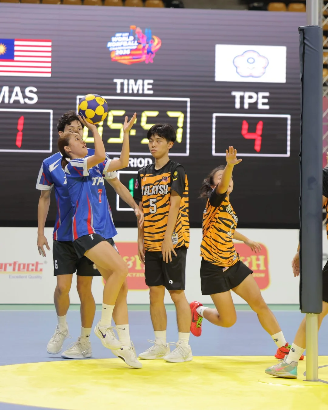 Malaysia - Chinese Taipei | IKF U21 World Korfball Championship 2026, photo by Marco Spelten