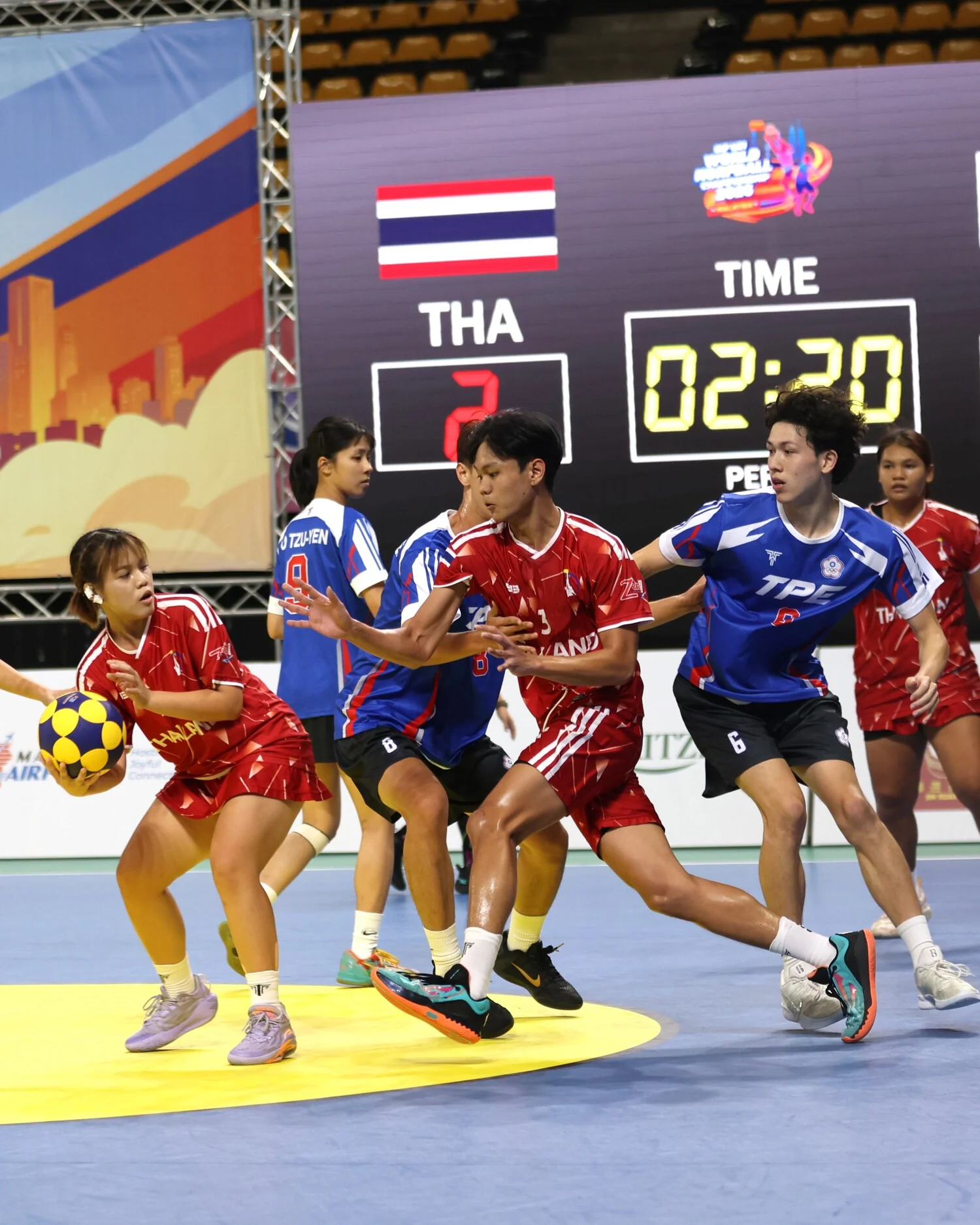 Thailand - Chinese Taipei | IKF U21 World Korfball Championship 2026, photo by Marco Spelten