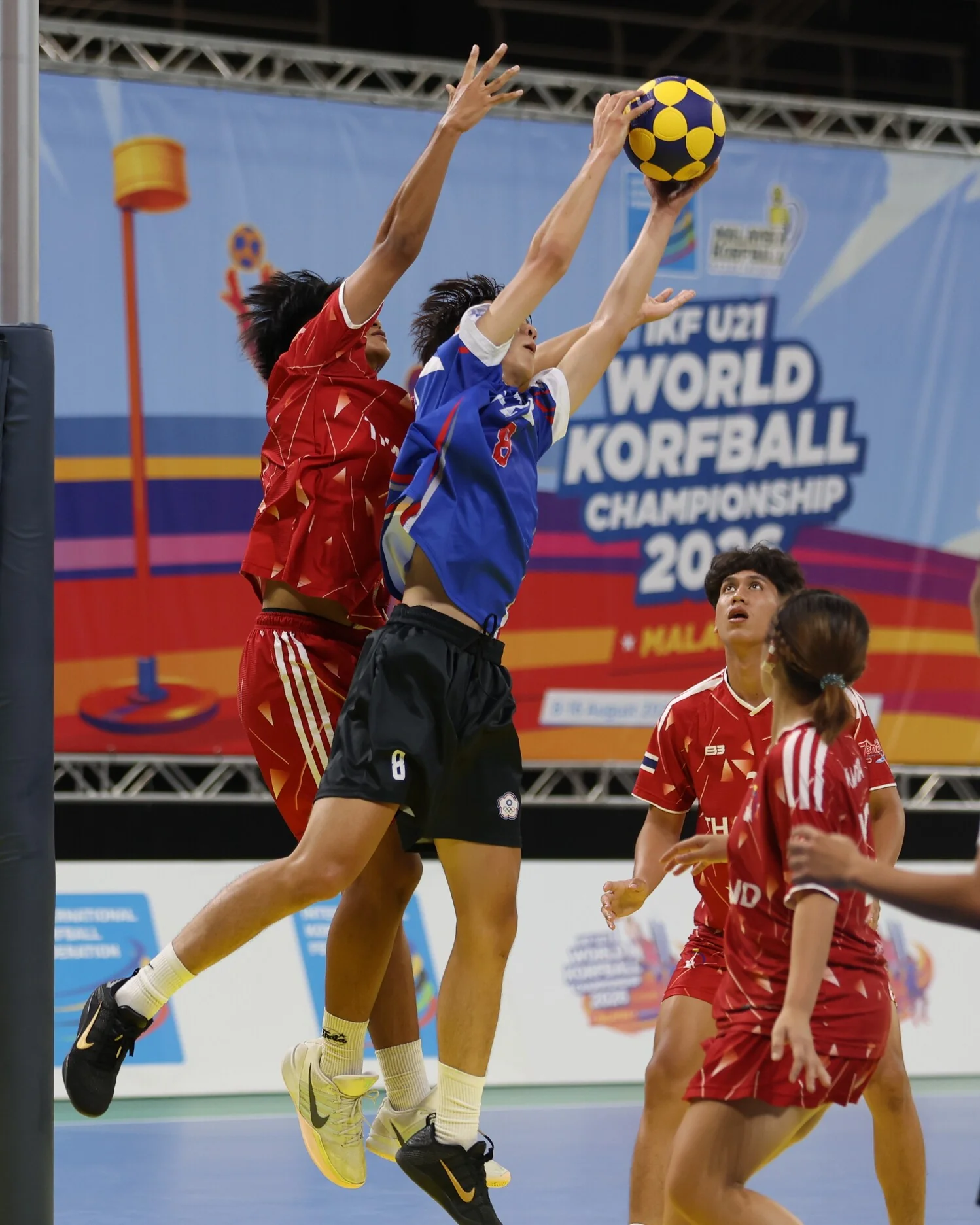 Thailand - Chinese Taipei | IKF U21 World Korfball Championship 2026, photo by Marco Spelten