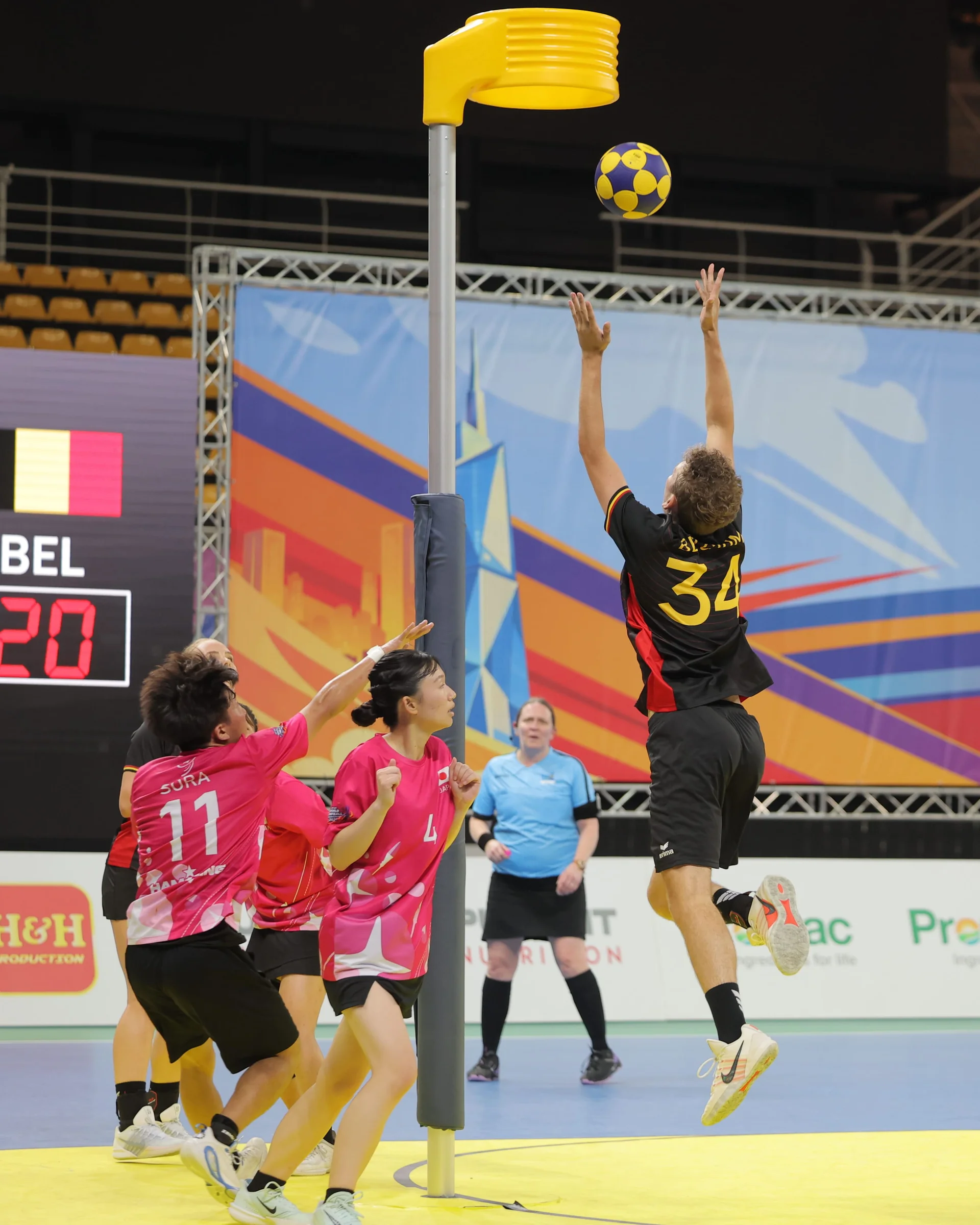 Japan - Belgium | IKF U21 World Korfball Championship 2026, photo by Marco Spelten