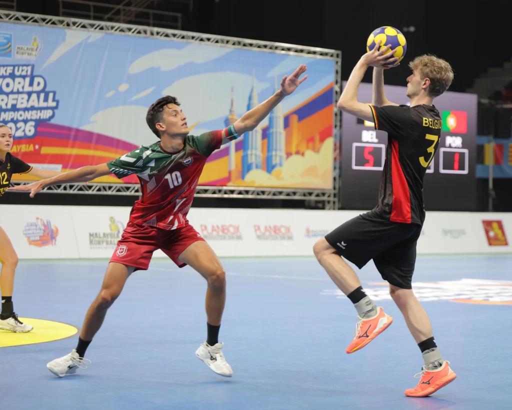 Belgium - Portugal | IKF U21 World Korfball Championship 2026, photo by Marco Spelten