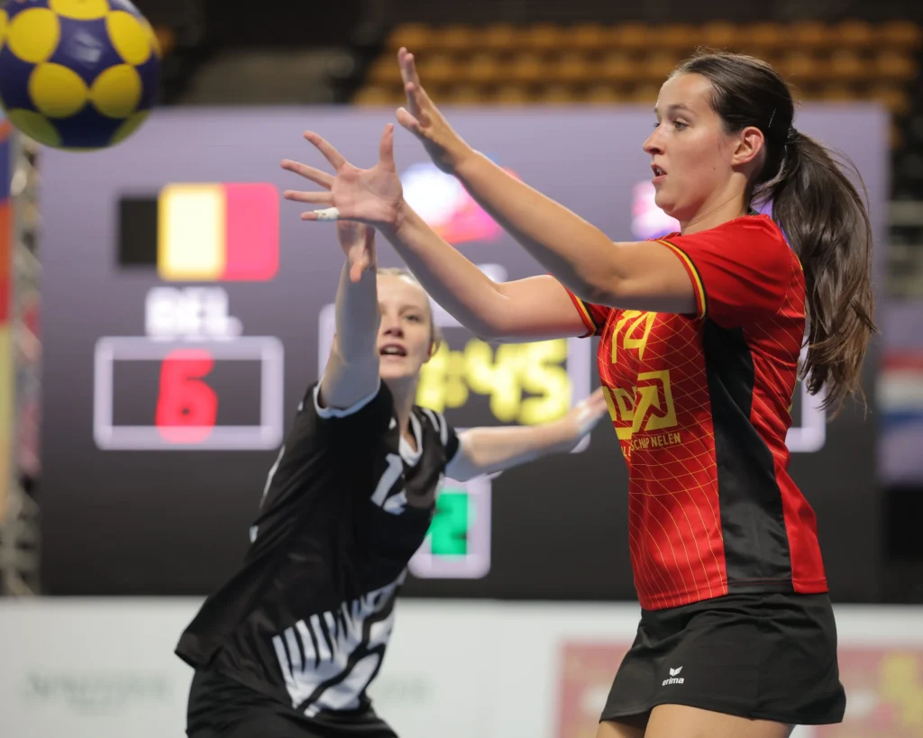 Belgium - New Zealand | IKF U21 World Korfball Championship 2026, photo by Marco Spelten