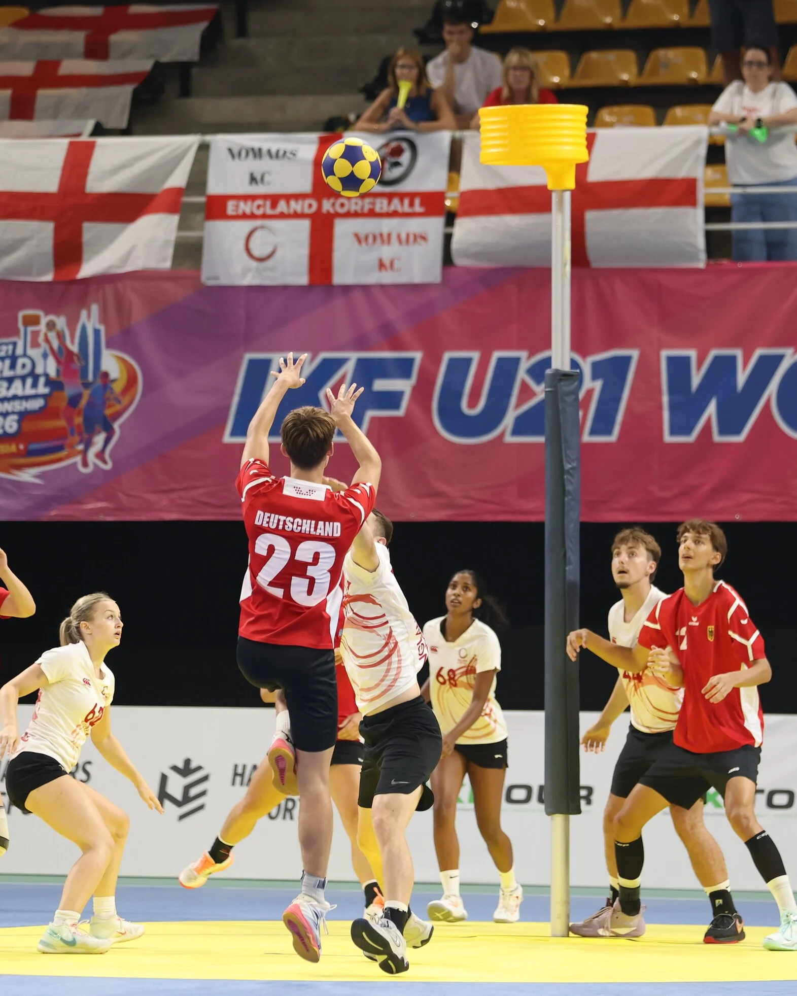 GER - ENG | IKF U21 World Korfball Championship 2026, photo by Eric Chan